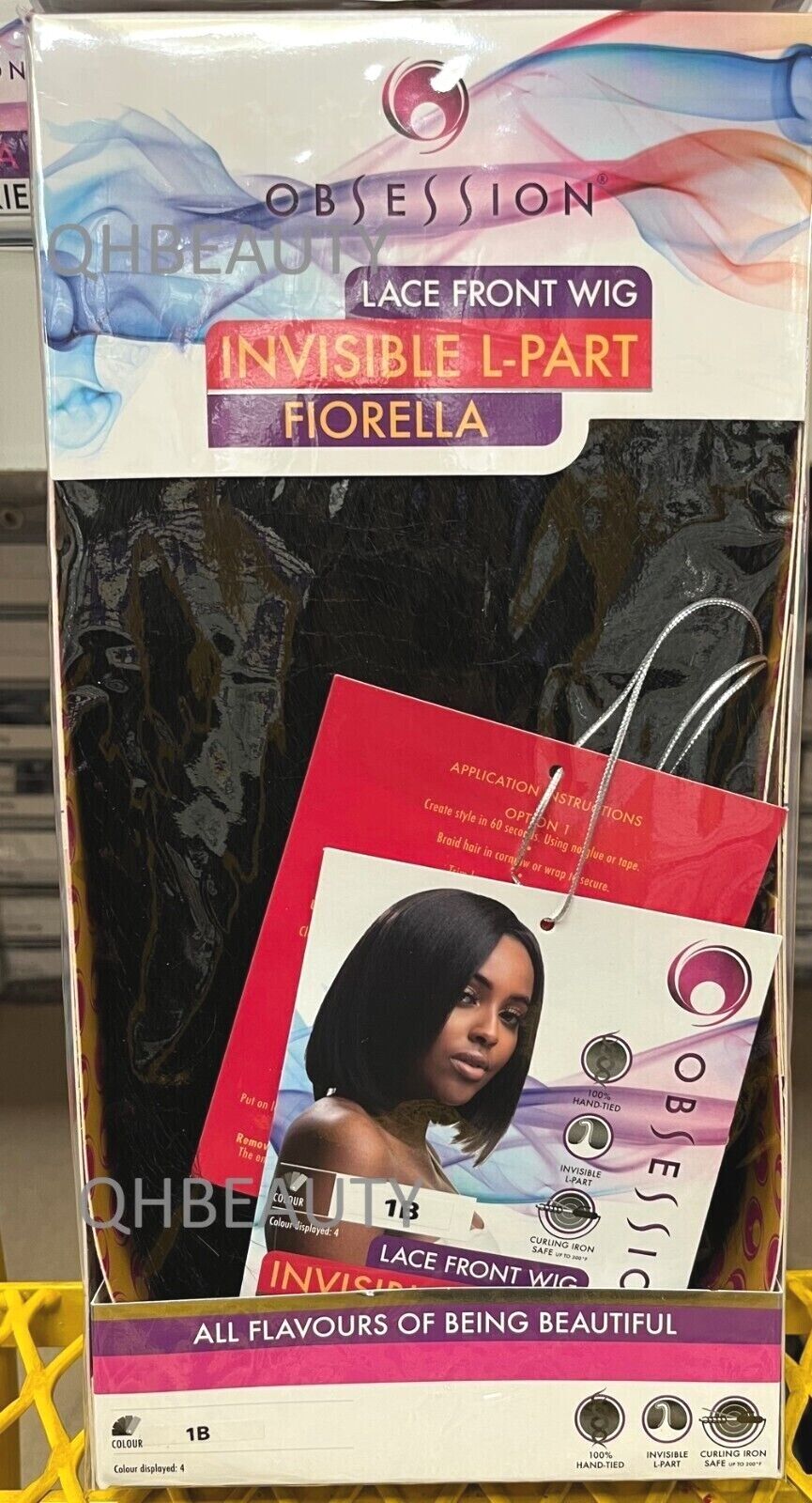 Obsession Synthetic Lace Front Free Part Hand Tied Straight Hair Wig - FIORELLA