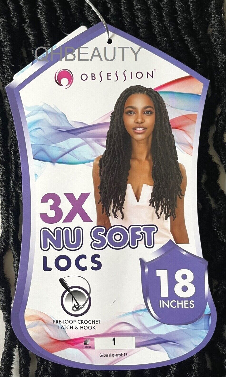 Obsession Synthetic Crochet Pre Looped Braid Hair Extension - NU LOCS 18 INCH