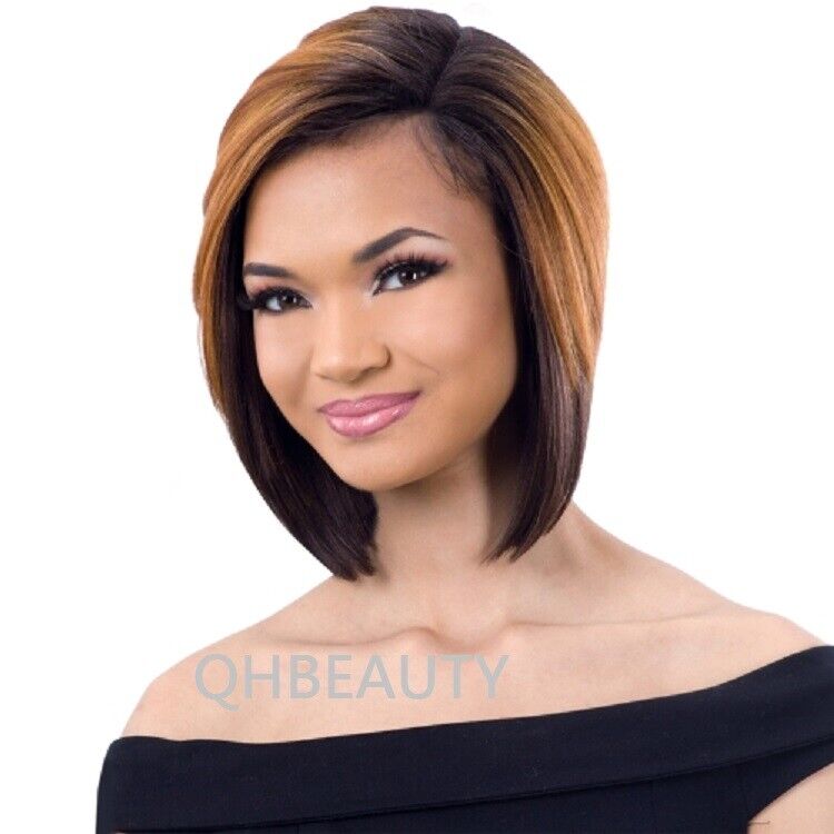 FREETRESS EQUAL SYNTHETIC 5 INCH LACE PART SHORT STRAIGHT HAIR WIG - VASHANTI