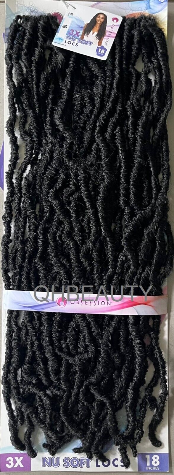 Obsession Synthetic Crochet Pre Looped Braid Hair Extension - NU LOCS 18 INCH