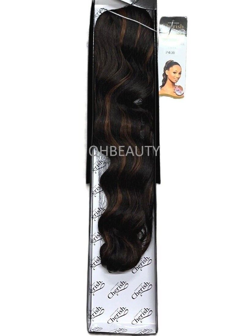 Cherish Synthetic Drawstring Long Curly Hair Extension Ponytail - New York Girl