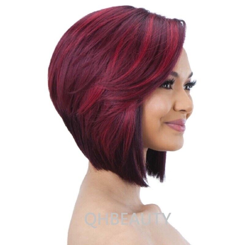 FREETRESS EQUAL SYNTHETIC 5 INCH LACE PART SHORT STRAIGHT HAIR WIG - VASHANTI