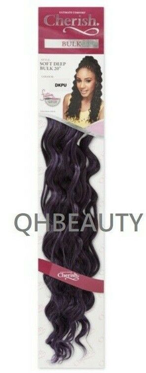 CHERISH SYNTHETIC BULK CROCHET HAIR EXTENSION BRAIDS - SOFT DEEP 20 INCH
