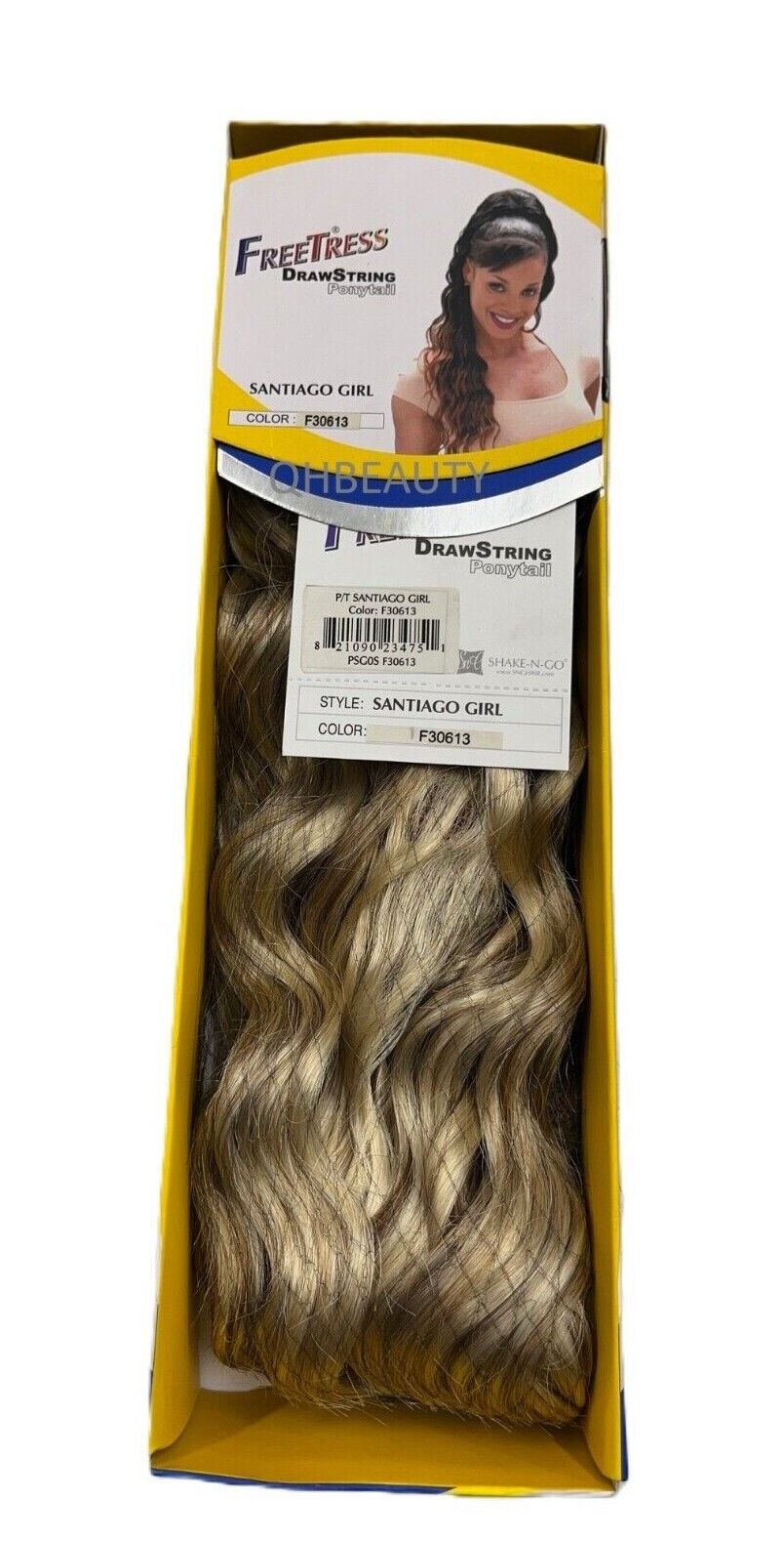 Freetress Equal Synthetic Curly Long Drawstring Hair Ponytail - Santiago Girl