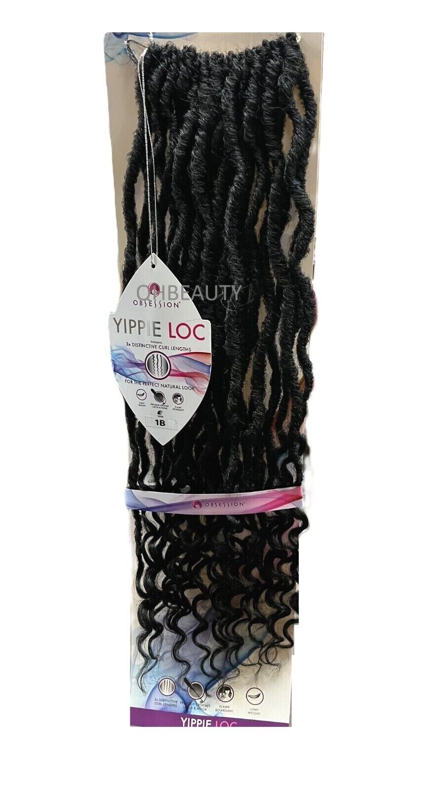 Obsession Synthetic Crochet Long Curly Braid Hair Extension - Yippie Loc