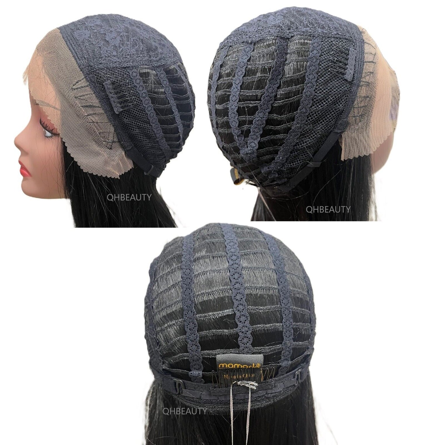 Cherish Synthetic Handmade Straight Invisible Wider Lace Front Hair Wig - CONNIE
