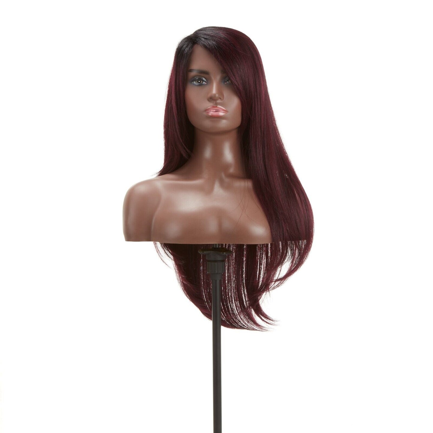 Impression Synthetic Invisible Part Long Straight Lace Front Hair Wig - Destiny