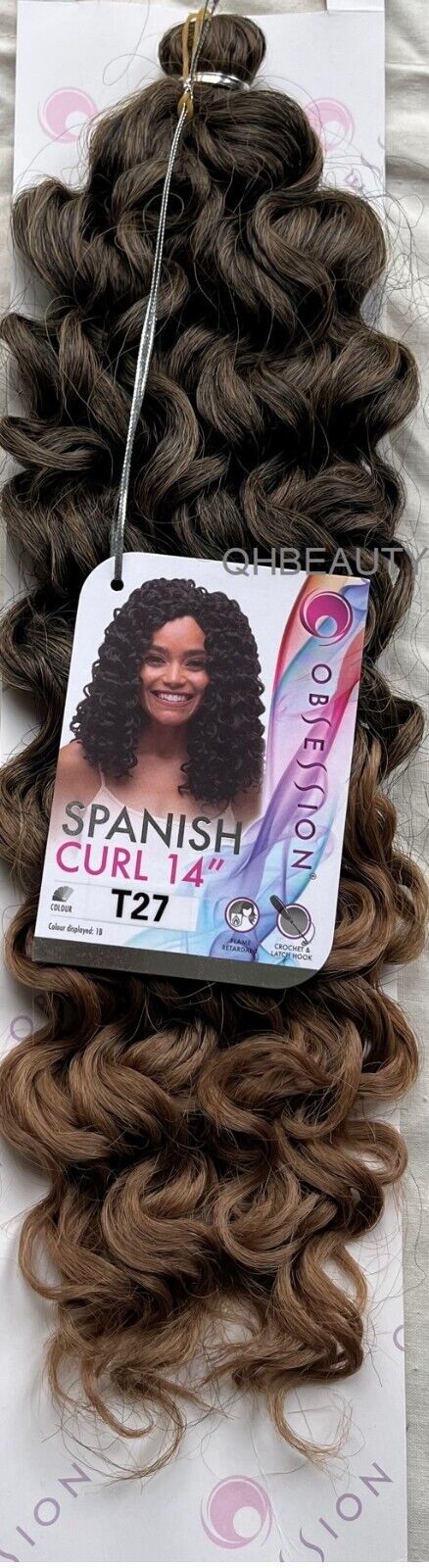 Obsession Synthetic Crochet Braid Curly Hair Extension - Spanish Curl 14 INCH