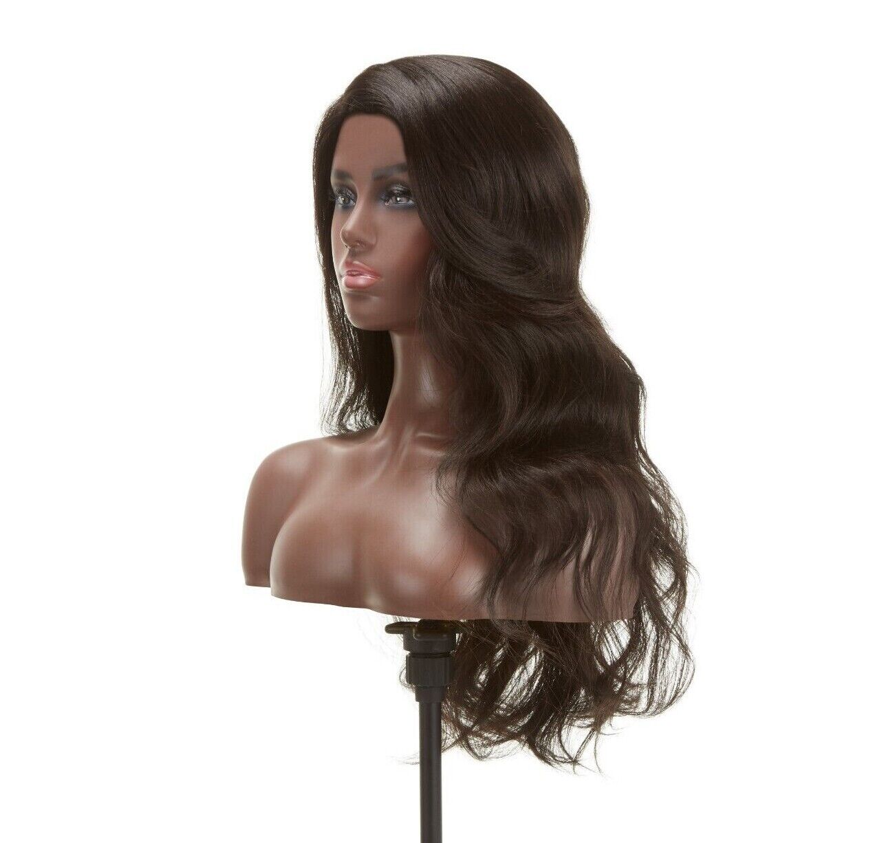 Impression Synthetic Invisible L Part Lace Curly Long Hair Wig - Daisy