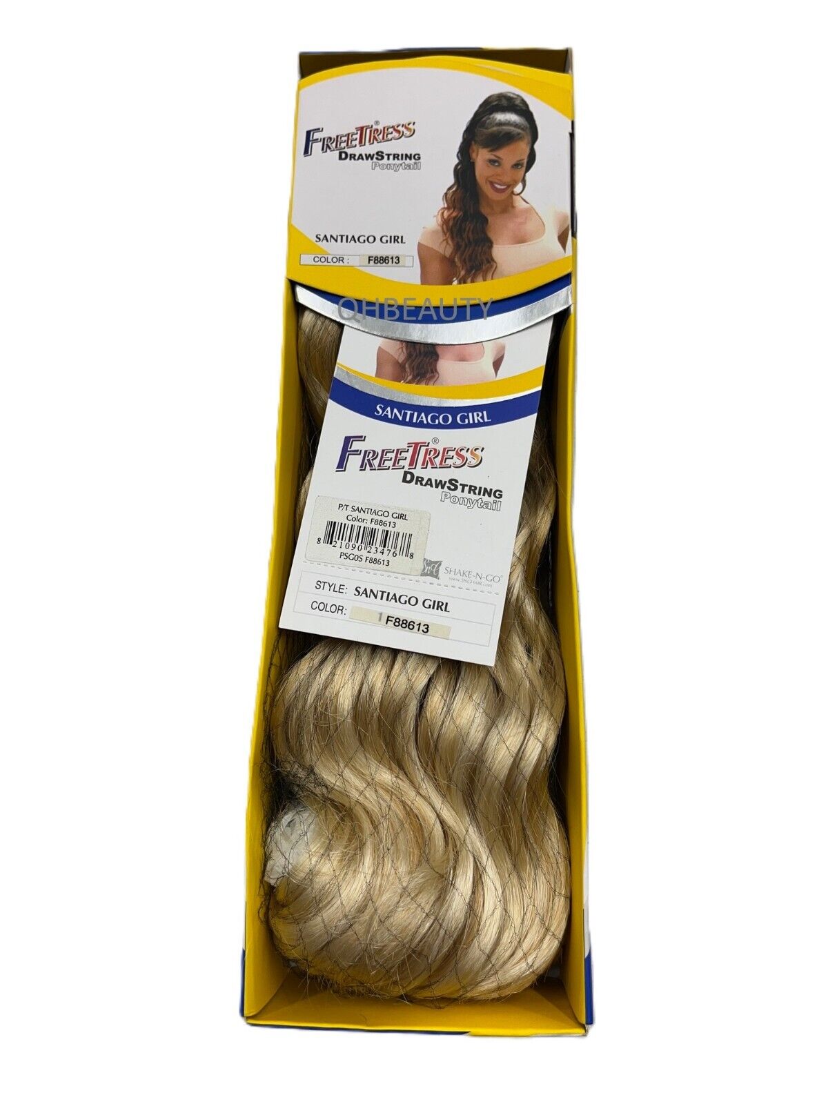 Freetress Equal Synthetic Curly Long Drawstring Hair Ponytail - Santiago Girl