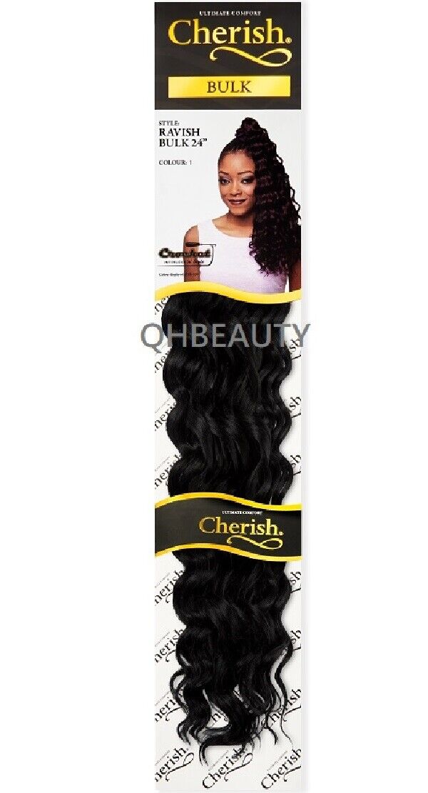CHERISH SYNTHETIC CROCHET LONG CURLY HAIR EXTENSION BRAIDS - RAVISH 24 inch