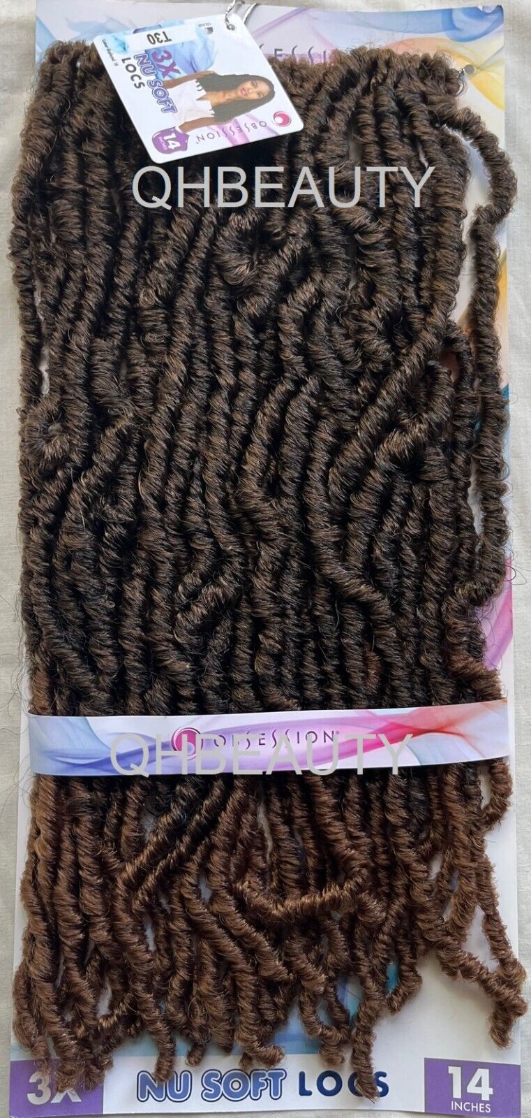 Obsession Synthetic Crochet Pre Looped Braid Hair Extension - NU LOCS 14 INCHES
