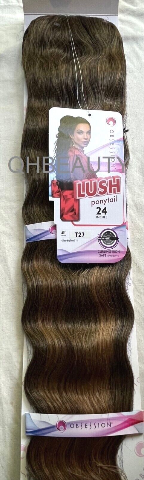 OBSESSION SYNTHETIC DRAWSTRING BODY WAVE CURLY HAIR PONYTAIL - LUSH 24 INCHES