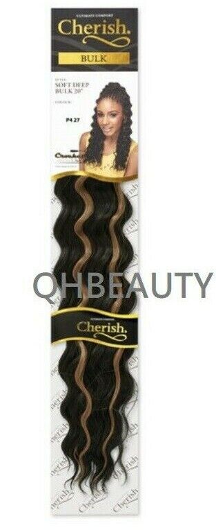 CHERISH SYNTHETIC BULK CROCHET HAIR EXTENSION BRAIDS - SOFT DEEP 20 INCH