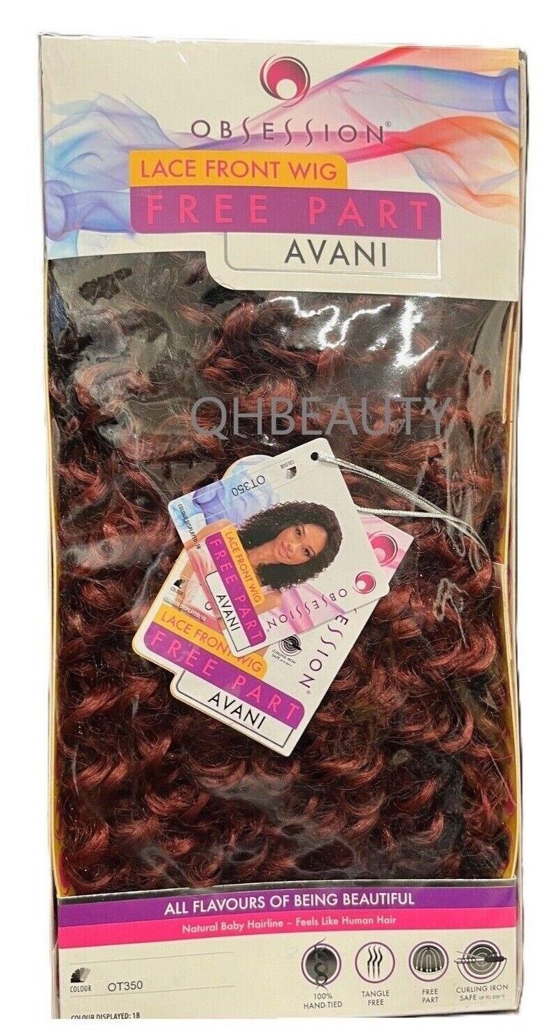 Obsession Synthetic Lace Front Free Part 100% Hand Tied Curly Hair Wig - AVANI