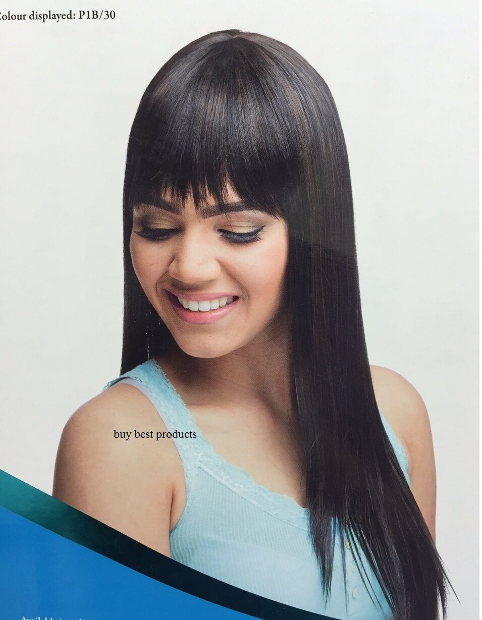 Impression Synthetic Hand Made Long Straight Bangs Hair Wig Alexandra