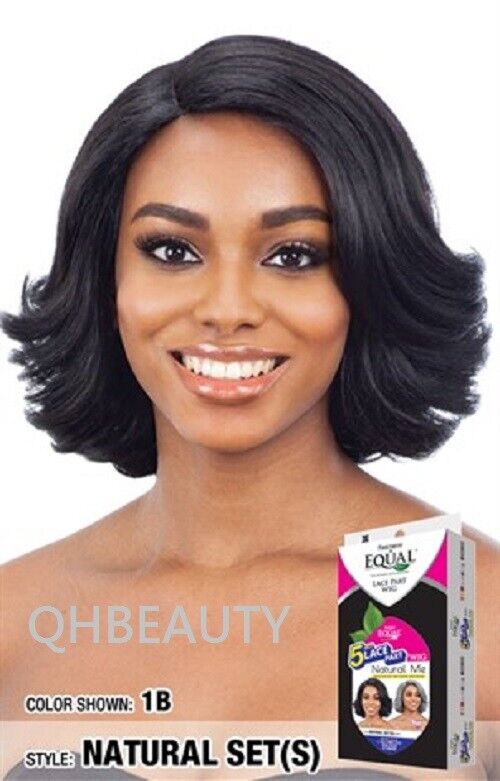 FREETRESS EQUAL SYNTHETIC 5" LACE PART HAIR WIG - NATURAL ME - NATURAL SET (S)