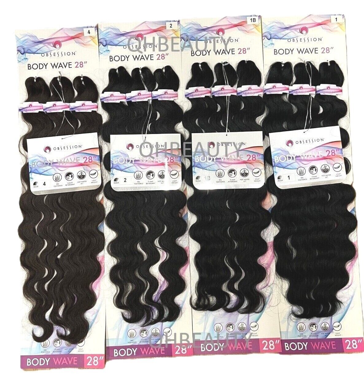 Obsession Synthetic Pre-Stretched Curly Braid Hair Extension - BODY WAVE 28 INCH