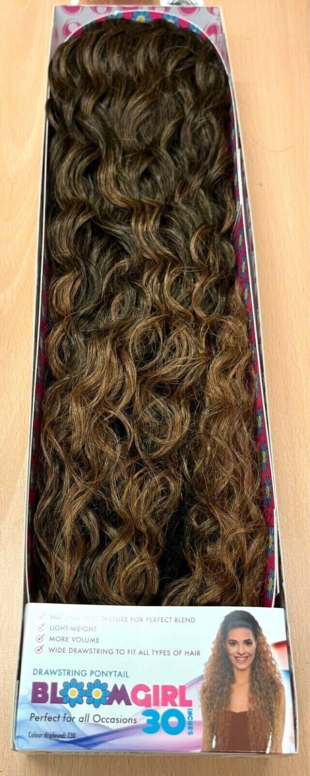 OBSESSION SYNTHETIC DRAWSTRING CURLY LONG HAIR PONYTAIL - BLOOM GIRL 20'' 30''