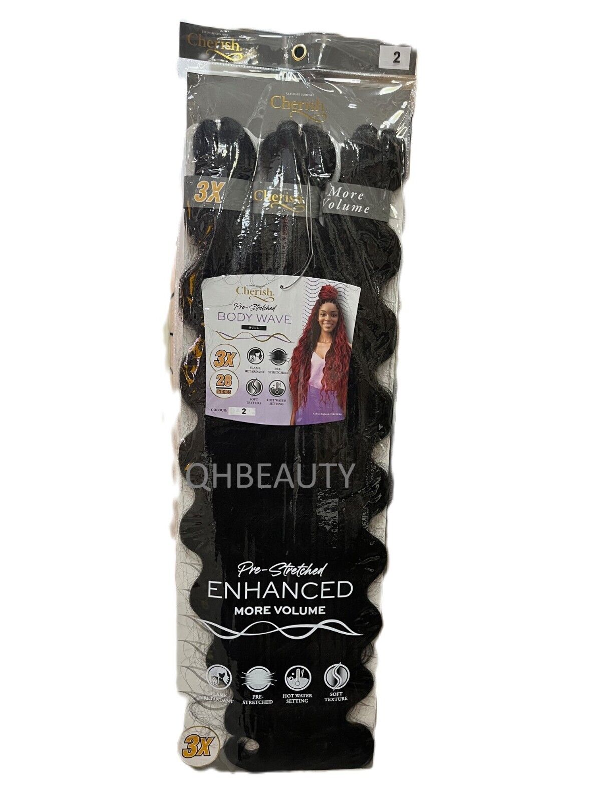 Cherish Synthetic Pre-Stretched Curly Braid Bulk Hair Extension - BODY WAVE 28''