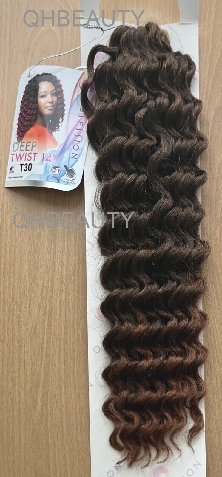 Obsession Synthetic Curly Crochet Braid Hair Extension - Deep Twist 14 inch