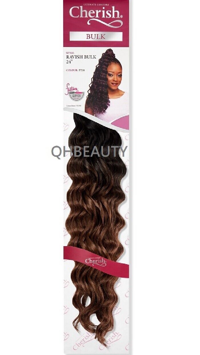 CHERISH SYNTHETIC CROCHET LONG CURLY HAIR EXTENSION BRAIDS - RAVISH 24 inch