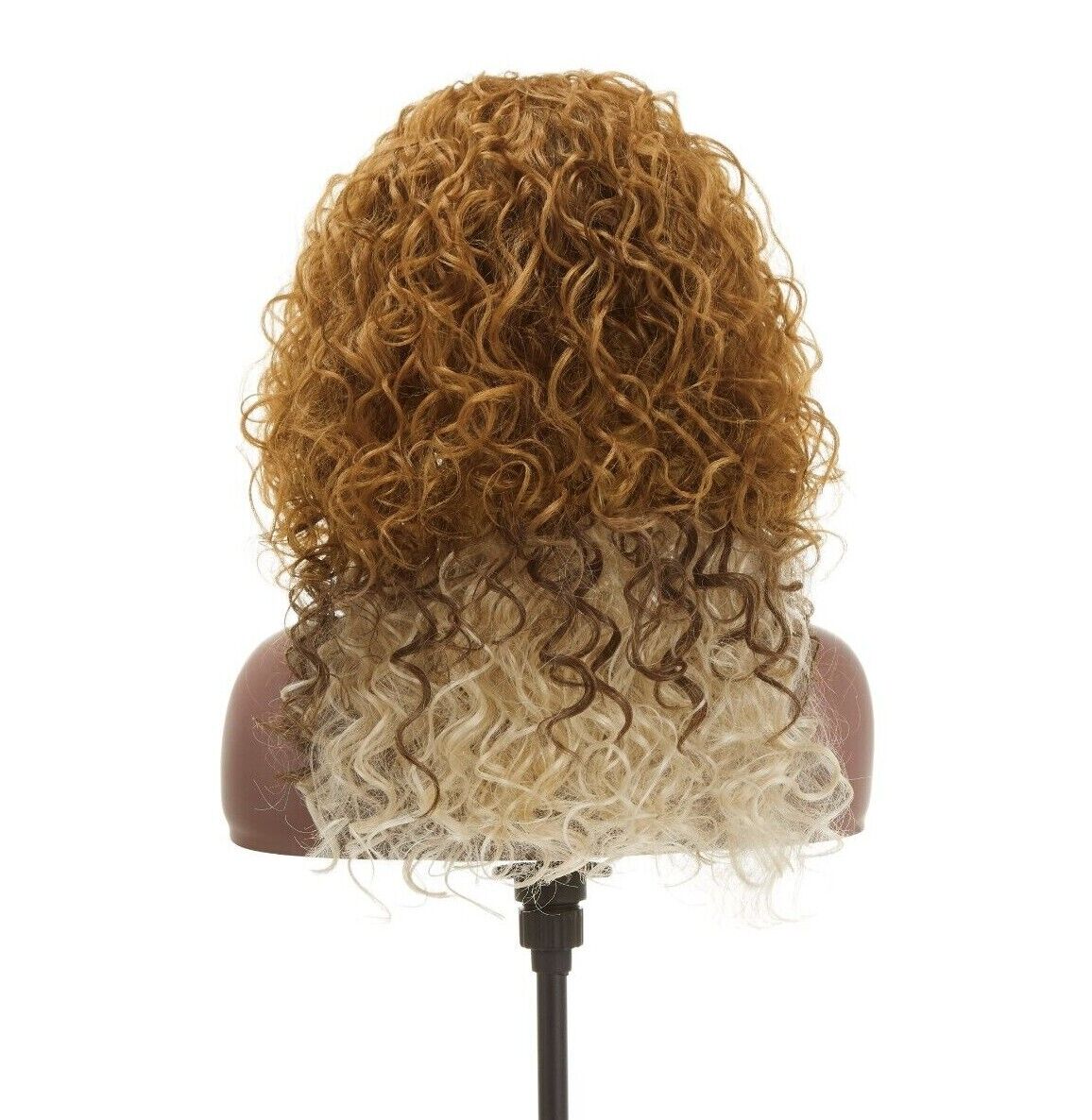 Impression Synthetic Natural Hair Line Long Curly Lace L Part Hair Wig - Emma