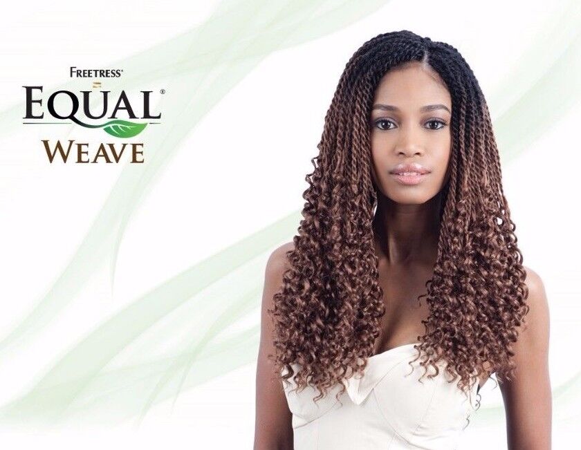 SENEGAL ROD CURL 16'' FREETRESS EQUAL SYNTHETIC CURLY LONG HAIR WEAVE EXTENSIONS