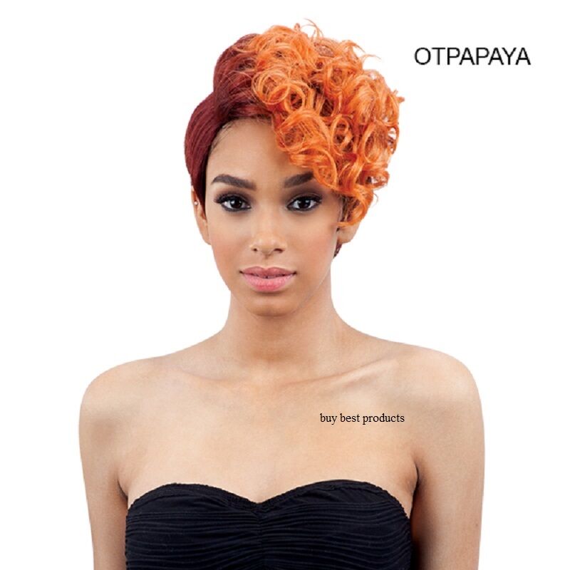 Freetress Equal Synthetic Curly Extreme Side Part HAIR Wig - VINCE