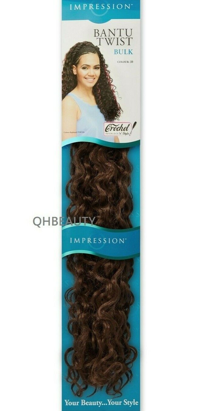 IMPRESSION SYNTHETIC CROCHET BRAIDS HAIR EXTENSIONS - BANTU TWIST BULK