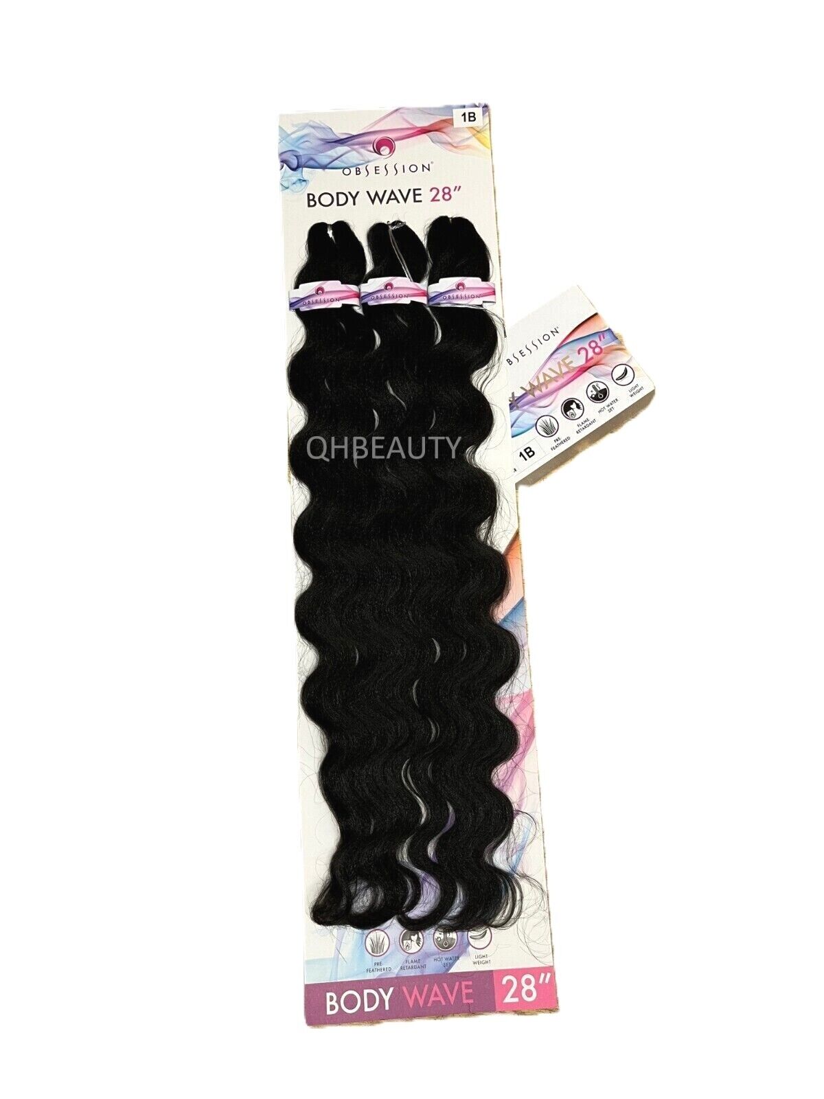 Obsession Synthetic Pre-Stretched Curly Braid Hair Extension - BODY WAVE 28 INCH