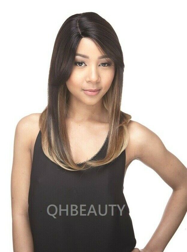 Impression Synthetic Invisible Part Lace Straight Hair Wig - BRIDGETT
