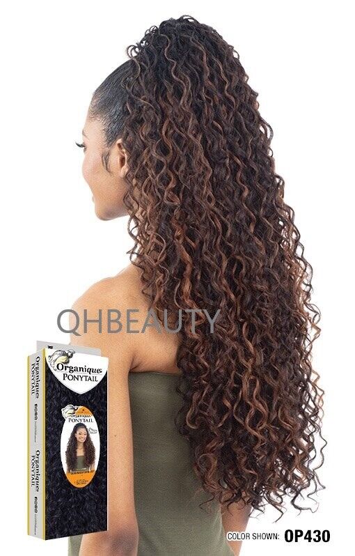 SNG Organique Synthetic Curly Drawstring Hair Ponytail - DOMINICA CURL 28 INCHES