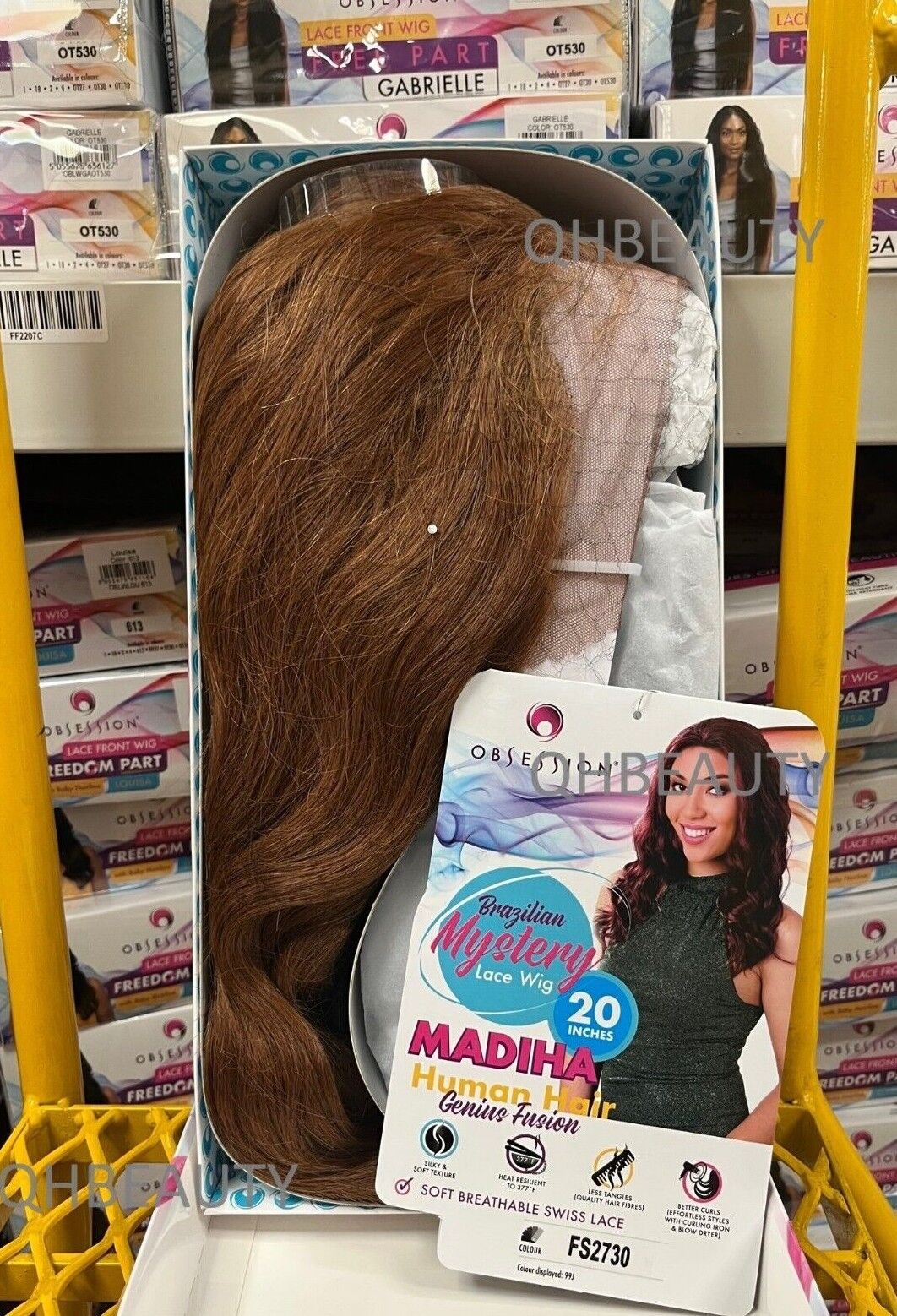 OBSESSION BRAZILIAN MYSTERY GENIUS FUSION HUMAN HAIR SWISS LACE WIG - MADIHA 20