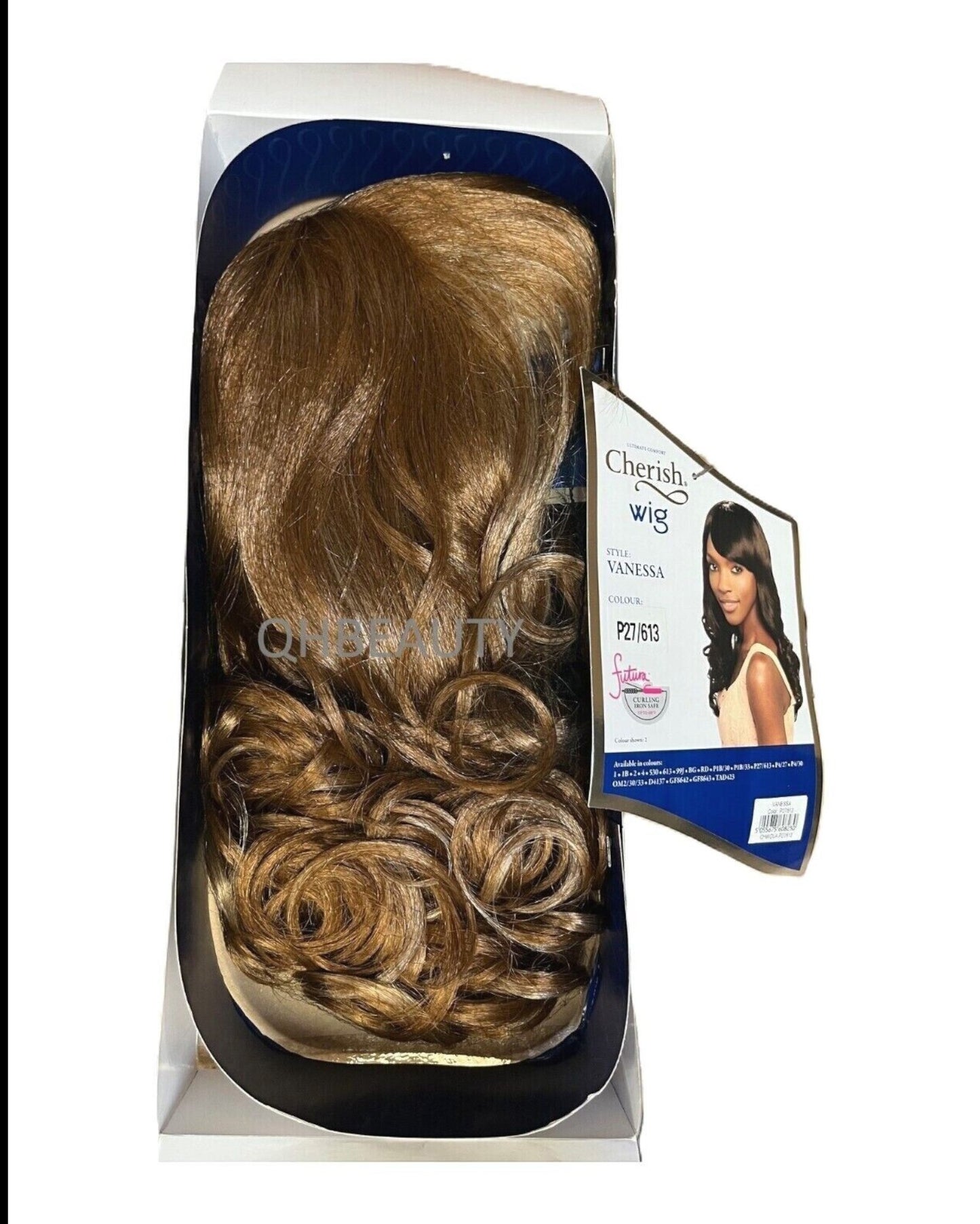 Cherish Synthetic Long Curly Natural Looking Easy Care Hair Wig - VANESSA