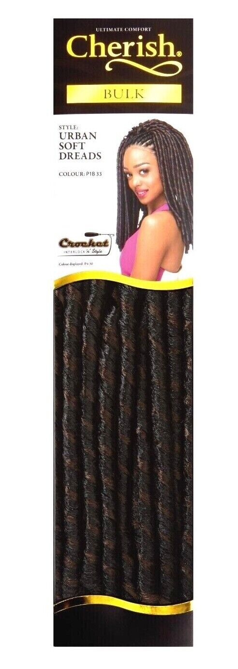 Cherish Synthetic Bulk Crochet Afro Hair Extension braid - URBAN SOFT DREAD