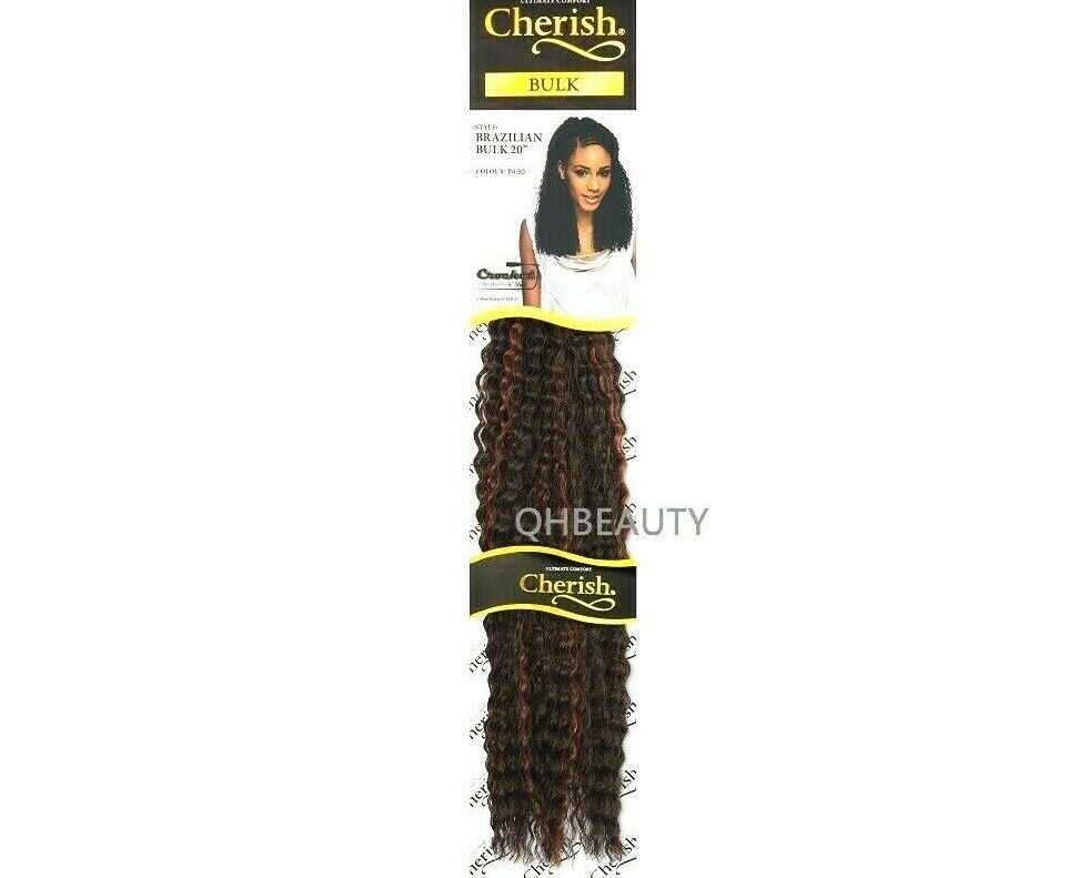 Cherish Synthetic Crochet Braid Curly Hair Extension Style - Brazilian Bulk 20"