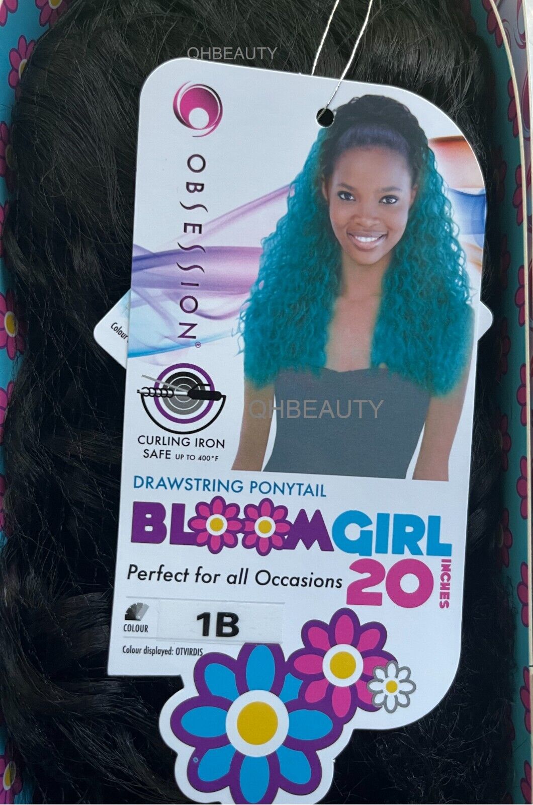OBSESSION SYNTHETIC DRAWSTRING CURLY LONG HAIR PONYTAIL - BLOOM GIRL 20'' 30''