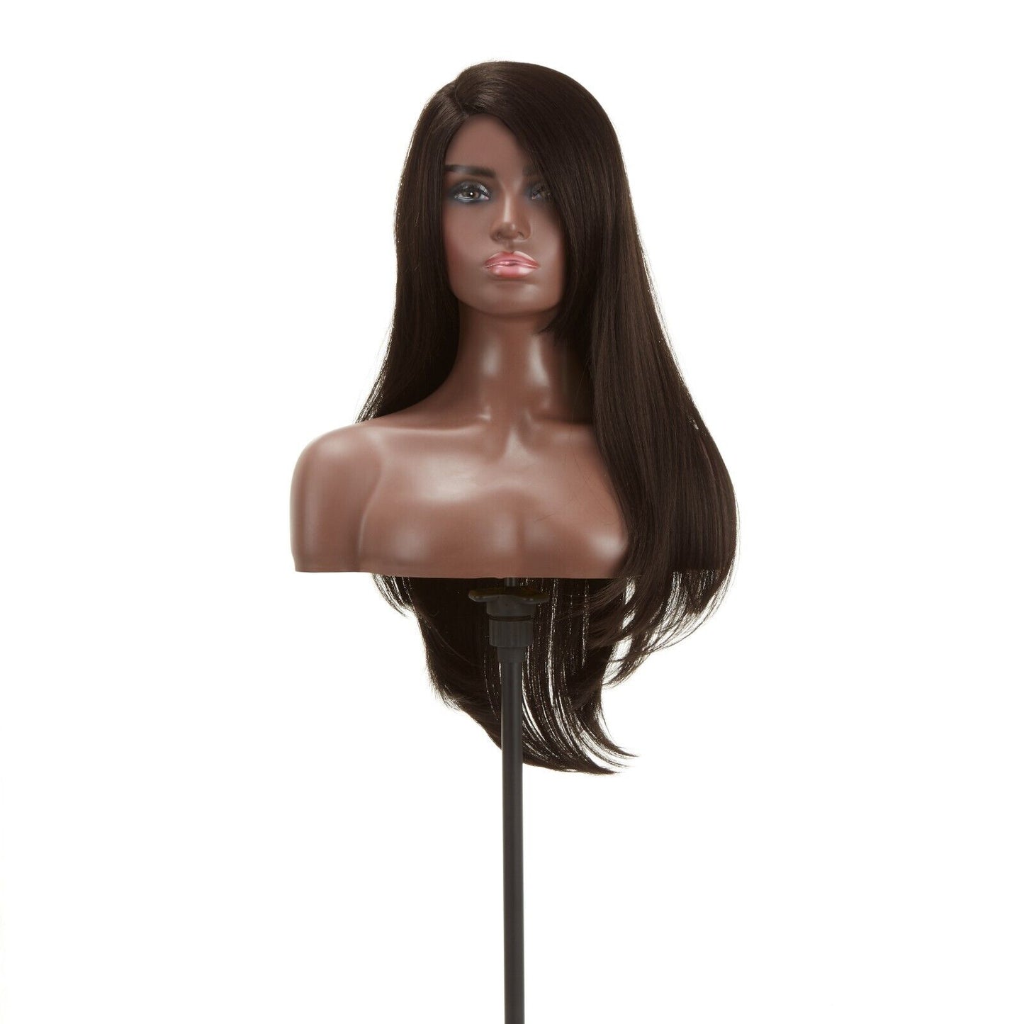 Impression Synthetic Invisible Part Long Straight Lace Front Hair Wig - Destiny