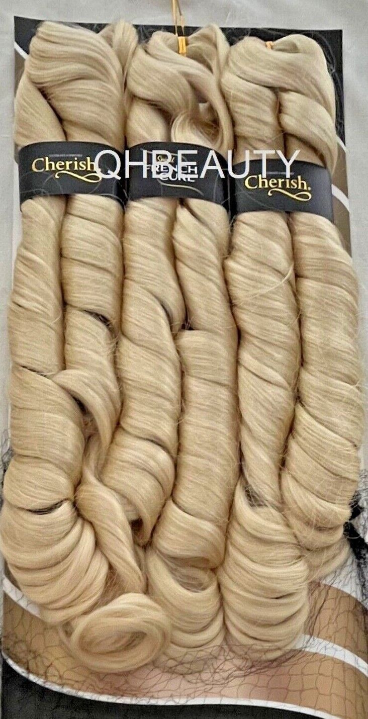 CHERISH SYNTHETIC HAIR EXTENSION BRAID - 3 x SPIRAL FRENCH CURL 22 & 28 INCHES