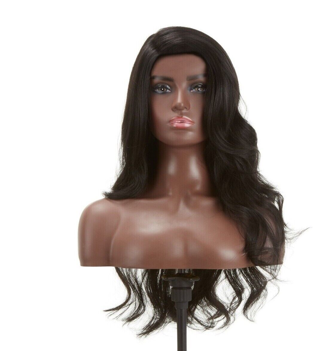 Impression Synthetic Invisible L Part Lace Curly Long Hair Wig - Daisy