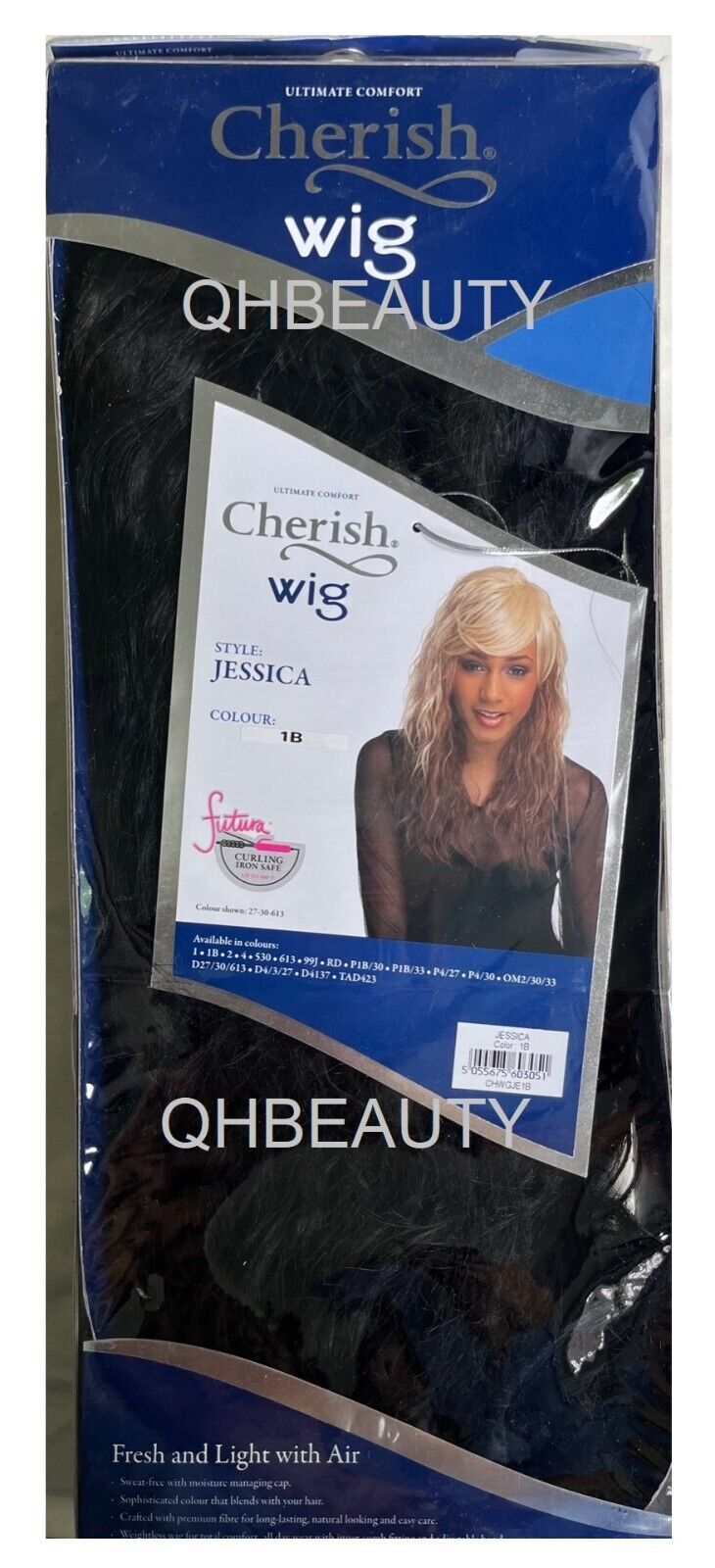 Cherish Synthetic Natural Look Long Wavy Curly Hair Wig - Jessica