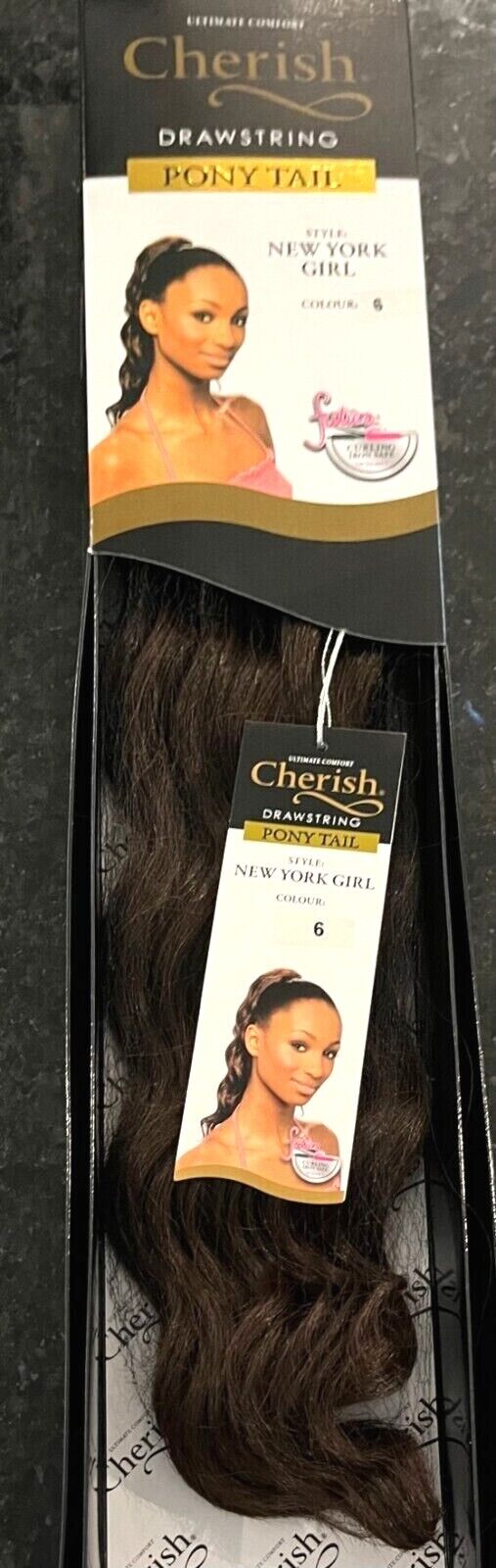 Cherish Synthetic Drawstring Long Curly Hair Extension Ponytail - New York Girl
