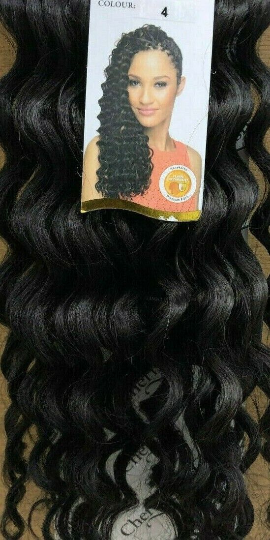 CHERISH SYNTHETIC LONG CURLY HAIR EXTENSION CROCHET BRAIDS - ADORABLE 24 inch