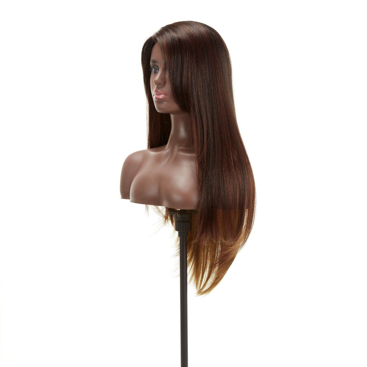Impression Synthetic Invisible Part Long Straight Lace Front Hair Wig - Destiny
