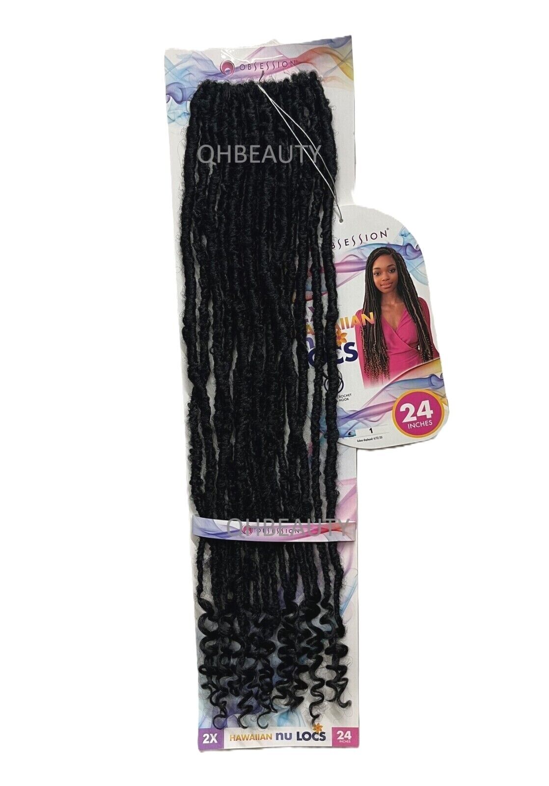 Obsession Synthetic Crochet Pre Loop Braid Hair Extension - HAWAIIAN NU LOCS 24
