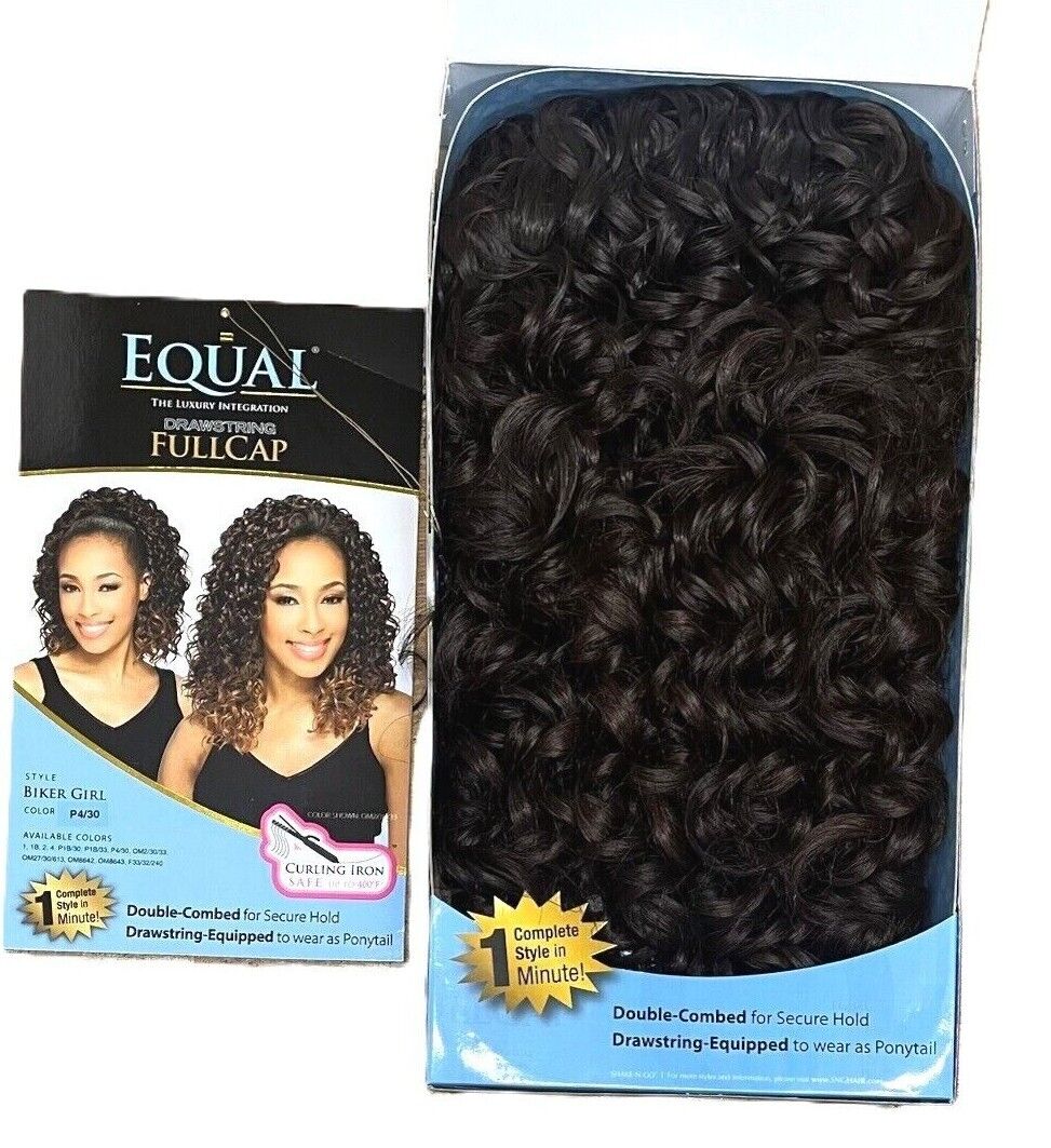 FREETRESS EQUAL SYNTHETIC DRAWSTRING FULLCAP HAIR WIG - BIKER GIRL