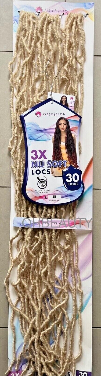 Obsession Synthetic Crochet Pre Looped Braid Hair Extension - NU SOFT LOCS 30''