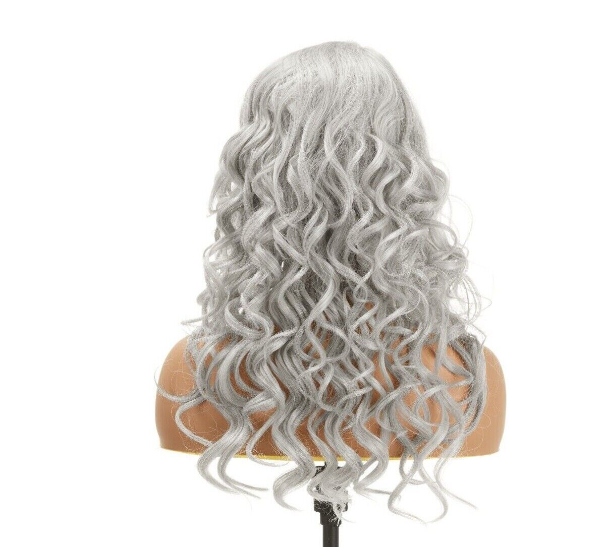 Impression Synthetic Invisible Part Lace Front Long Curly Hair Wig Alexis