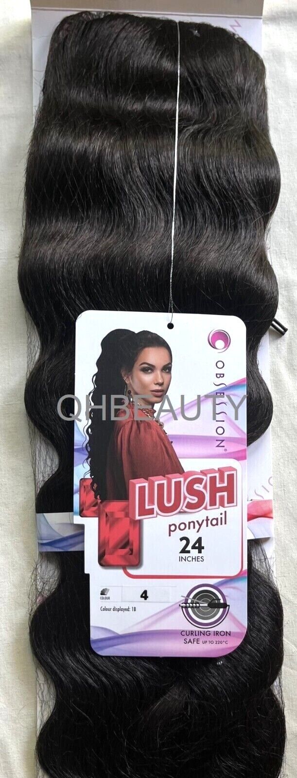 OBSESSION SYNTHETIC DRAWSTRING BODY WAVE CURLY HAIR PONYTAIL - LUSH 24 INCHES